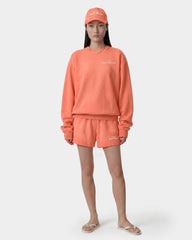 H&W Club Crewneck - Flamingo/White Sporty & Rich For Sale