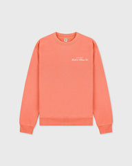H&W Club Crewneck - Flamingo/White Sporty & Rich For Sale