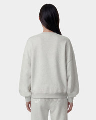 Juicy Emblem Crewneck - Heather Gray Sporty & Rich Outlet