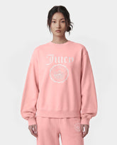 Juicy Emblem Crewneck - Rose Sporty & Rich US