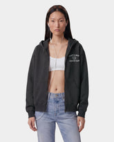 Varsity Crest Zip Hoodie - Carbon Sporty & Rich US