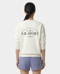 Wimbledon Crewneck - Ecru Sporty & Rich Discount
