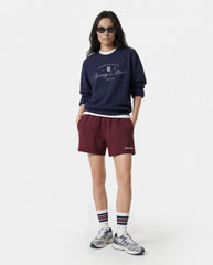 Syracuse Embroidered Crewneck - Navy/White Sporty & Rich For Sale