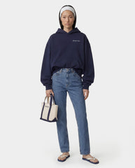 Syracuse Embroidered Hoodie - Navy/White Sporty & Rich Online