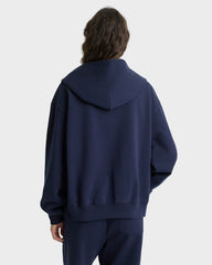 Yale Classic Zip Hoodie - Navy/White Sporty & Rich Sale