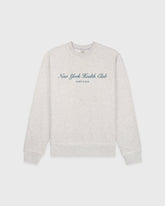NY Health Club Crewneck - Heather Gray Sporty & Rich For Sale