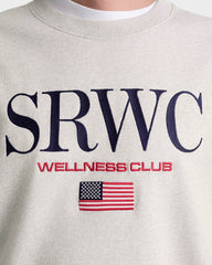 Nautical Embroidered Crewneck - Heather Gray Sporty & Rich Online
