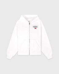 Nautical Embroidered Zip Hoodie - White Sporty & Rich For Sale