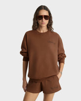 Soho Crewneck - Pecan Sporty & Rich Sale