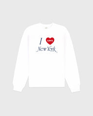 I Love NY Crewneck - White Sporty & Rich Outlet