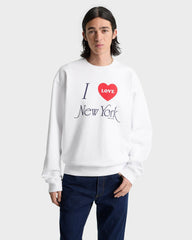 I Love NY Crewneck - White Sporty & Rich Outlet