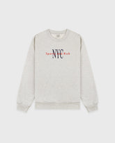 NY Minute Crewneck - Heather Gray/Navy Sporty & Rich US