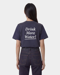 Drink More Water T-Shirt - Light Navy/White Sporty & Rich Sale