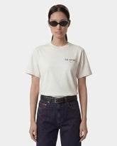 Wimbledon T-Shirt - Ecru Sporty & Rich Outlet
