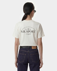 Wimbledon T-Shirt - Ecru Sporty & Rich Outlet