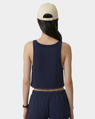Signature Logo Lounge Tank - Navy Sporty & Rich Discount