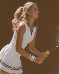 SRC Sports Polo Vest - White/Navy Sporty & Rich Sale