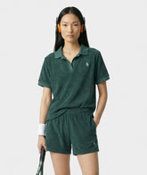 SRC Terry Polo - Forest/White Sporty & Rich Discount