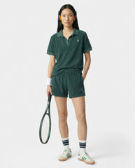 SRC Terry Polo - Forest/White Sporty & Rich Discount