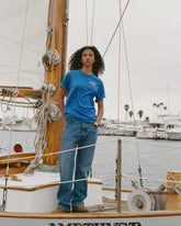 Nautical T-Shirt - Team Blue Sporty & Rich Discount