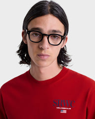 Nautical T-Shirt - Ruby/Navy Sporty & Rich Outlet
