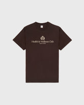 H&W Crest T-Shirt - Chocolate/Ecru Sporty & Rich US