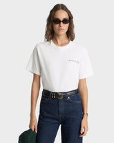 Syracuse T-Shirt - White/Forest Sporty & Rich Online