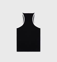 SRHWC Ribbed Tank - Black/White Sporty & Rich Sale