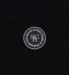 SRHWC Ribbed Tank - Black/White Sporty & Rich Sale