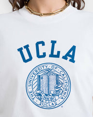 UCLA Crest T-Shirt - White/Blue Sporty & Rich Discount