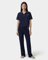 SRC Ribbed Trousers - Dark Navy/White Sporty & Rich Sale