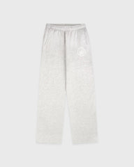 Juicy Emblem Wide Sweatpant - Heather Gray Sporty & Rich US