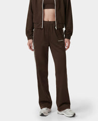 Serif Logo Retro Track Pant - Cioco/White Sporty & Rich US