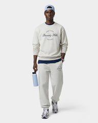 Beverly Script Sweatpant - Heather Gray Sporty & Rich For Sale
