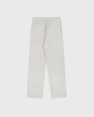 Serif Logo Embroidered Wide Sweatpant - Heather Gray Sporty & Rich Sale