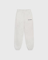 Serif Logo Embroidered Sweatpant - Heather Gray Sporty & Rich Online
