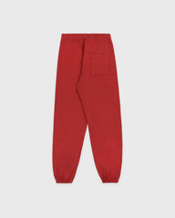 Serif Logo Embroidered Sweatpant - Faded Merlot/White Sporty & Rich For Sale
