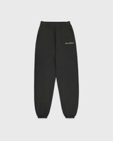 Serif Logo Embroidered Sweatpant - Faded Black/White Sporty & Rich US