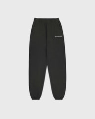 Serif Logo Embroidered Sweatpant - Faded Black/White Sporty & Rich US