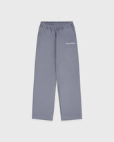 Serif Logo Embroidered Wide Sweatpant - Faded Indigo/White Sporty & Rich Sale