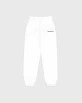 Serif Logo Embroidered Sweatpant - White/Navy Sporty & Rich For Sale
