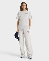 Nautical Embroidered Wide Sweatpant - Heather Gray Sporty & Rich Outlet