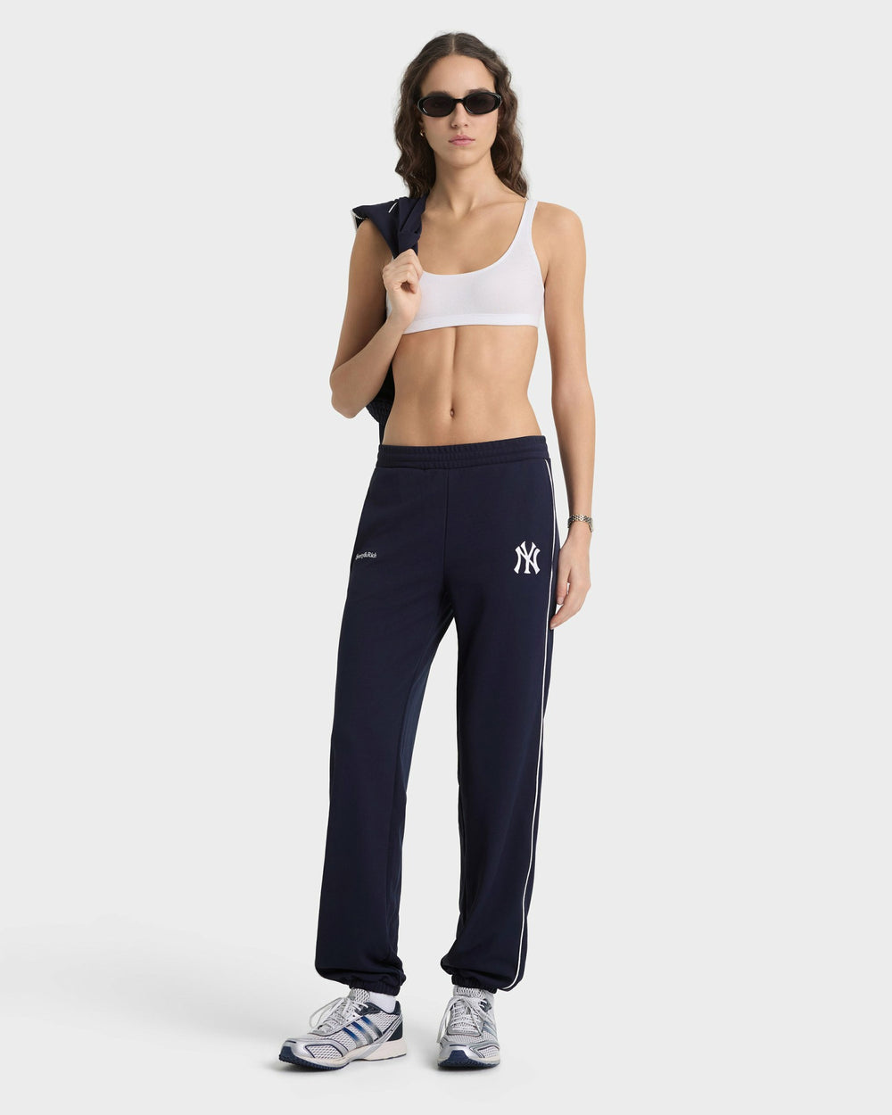 Heritage Yankees Serif 90S Elio Track Pant - Navy/White Sporty & Rich Sale