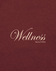 Soho Sweatpant - Merlot/Cream Sporty & Rich For Sale