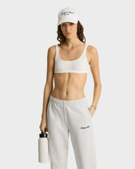Syracuse Embroidered Sweatpant - Heather Gray/Navy Sporty & Rich Discount