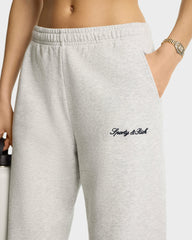 Syracuse Embroidered Sweatpant - Heather Gray/Navy Sporty & Rich Discount