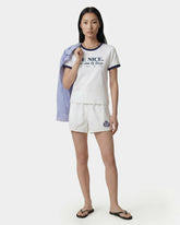 NY Crest Mini Boxer - White/Navy Sporty & Rich For Sale