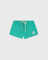 NY Crest Lounge Short - Amalfi Green/White Sporty & Rich US