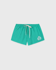 NY Crest Lounge Short - Amalfi Green/White Sporty & Rich US