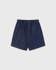 NY Crest Embroidered Gym Short - Light Navy/White Sporty & Rich For Sale